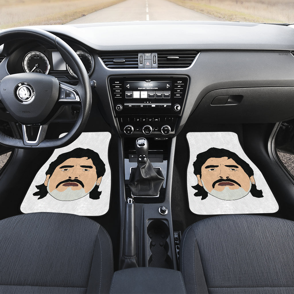 Diego Armando Maradona 10 Rip 1969 2022 38 Car Floor Mats Custom Car Accessories Car Decor 2022