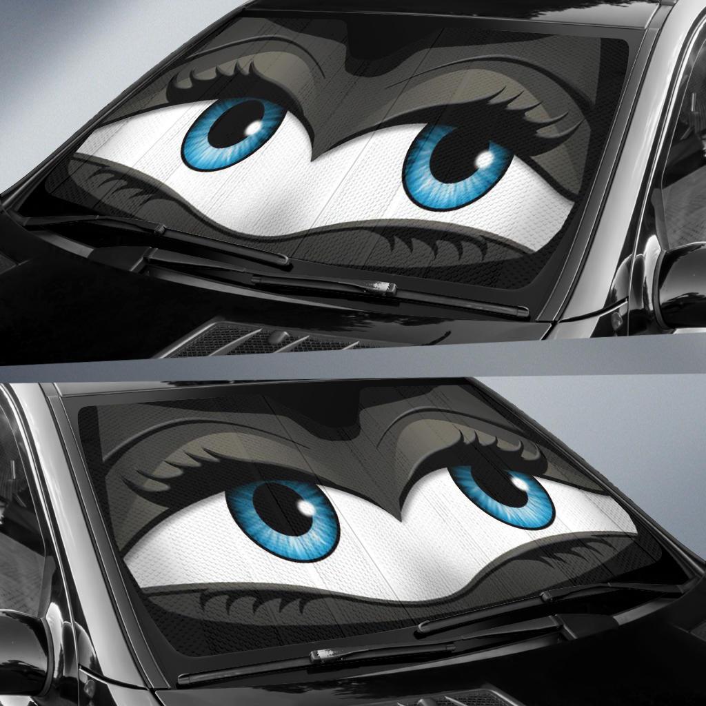 Lady Eyes Car Sun Shades Windshield Accessories Decor Gift