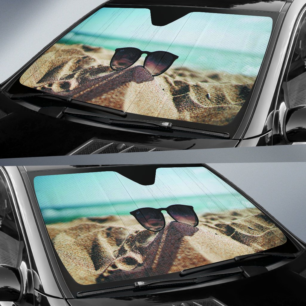 Sunglasses On Beach Sand Car Auto Sunshades Amazing Best Gift Ideas 2022