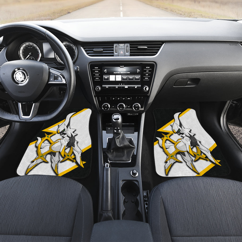 Arceus Car Floor Mats Custom Anime Pokemon Car Interior Accessories
