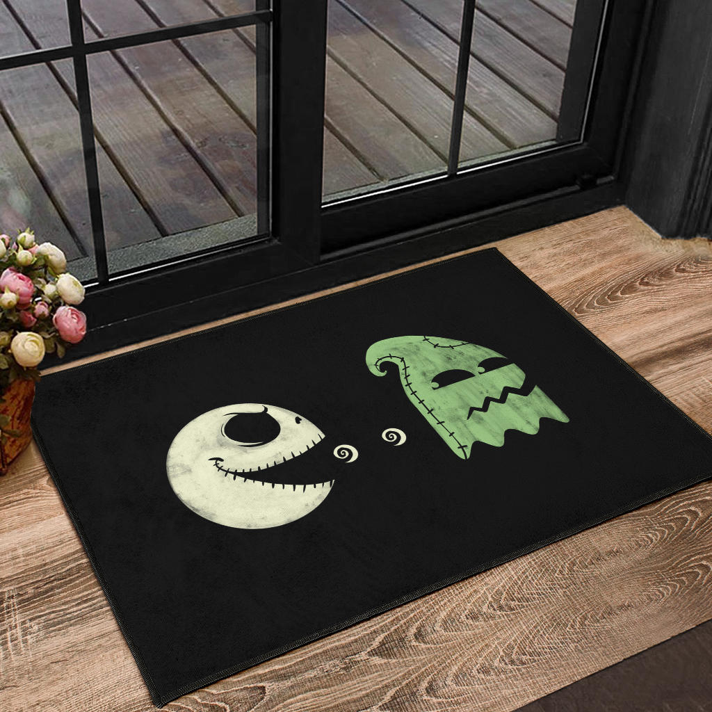 Pacman Jack Skellington Door Mats