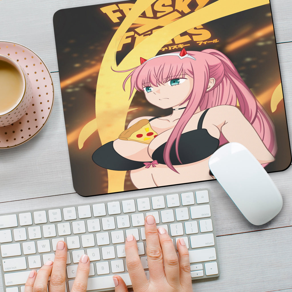 Zero Two Anime Girl Mouse Pads