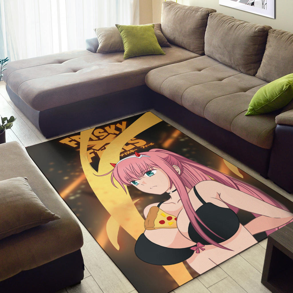 Zero Two Anime Girl Area Rug Carpet