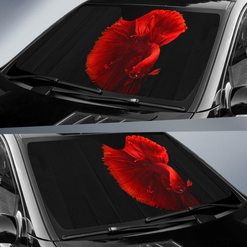 Redfish Underwater 4K Car Sun Shade Gift Ideas 2021