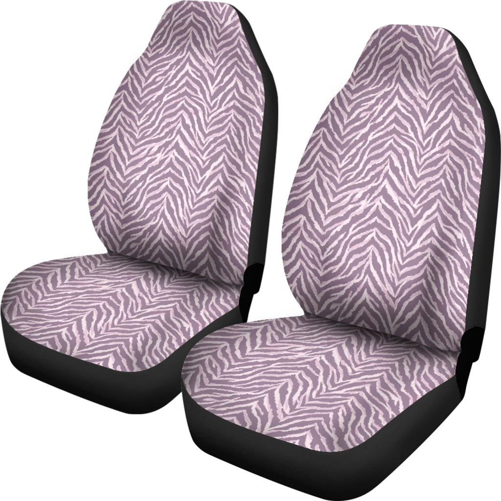 Pink Zebra Pattern Seat Covers