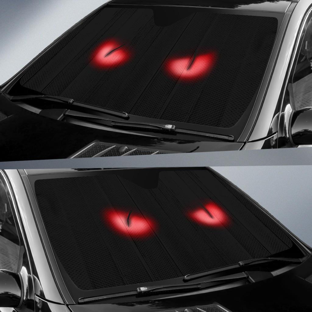 Red Eyes Car Sun Shade Amazing Best Gift Ideas 2022