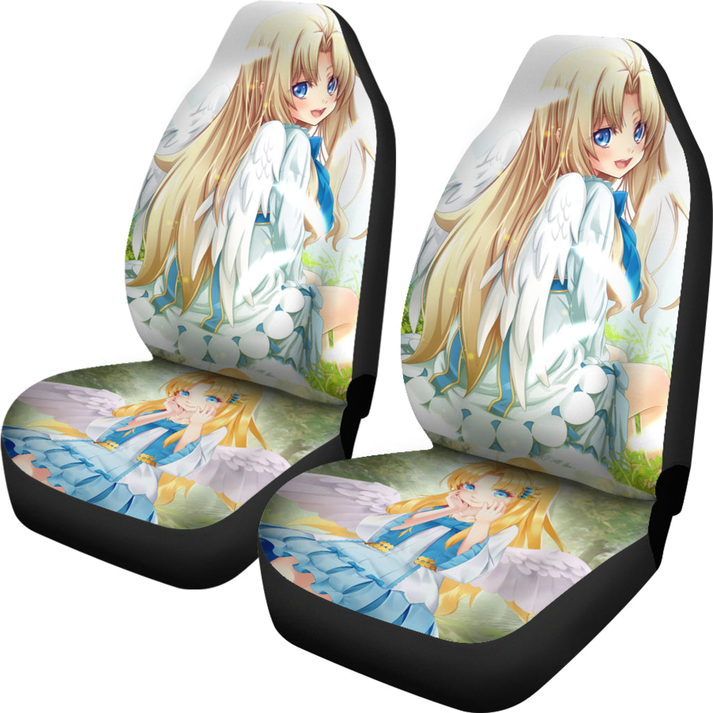 Cute Filo Art Tate No Yuusha No Nariagari Anime Manga Car Seat Covers