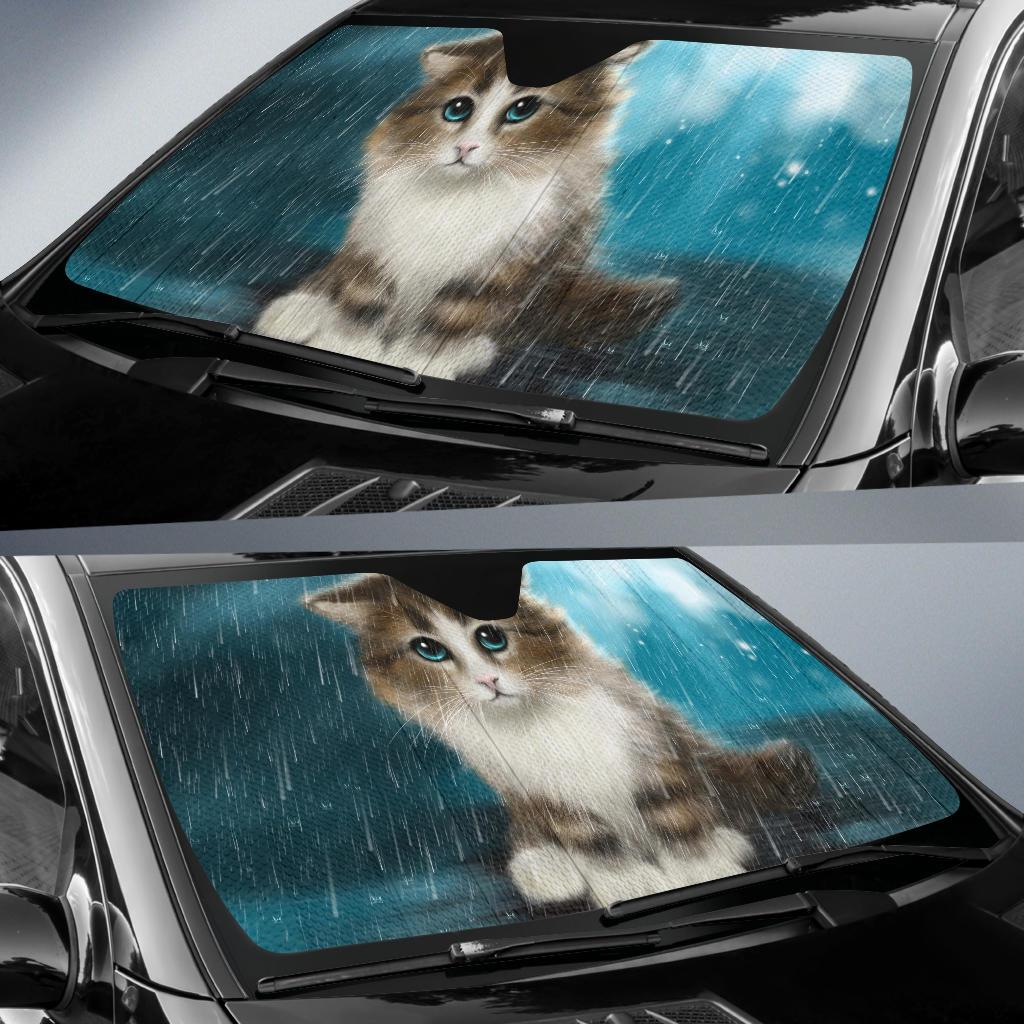 Cute Cat Innocent Car Sun Shade Gift Ideas 2022