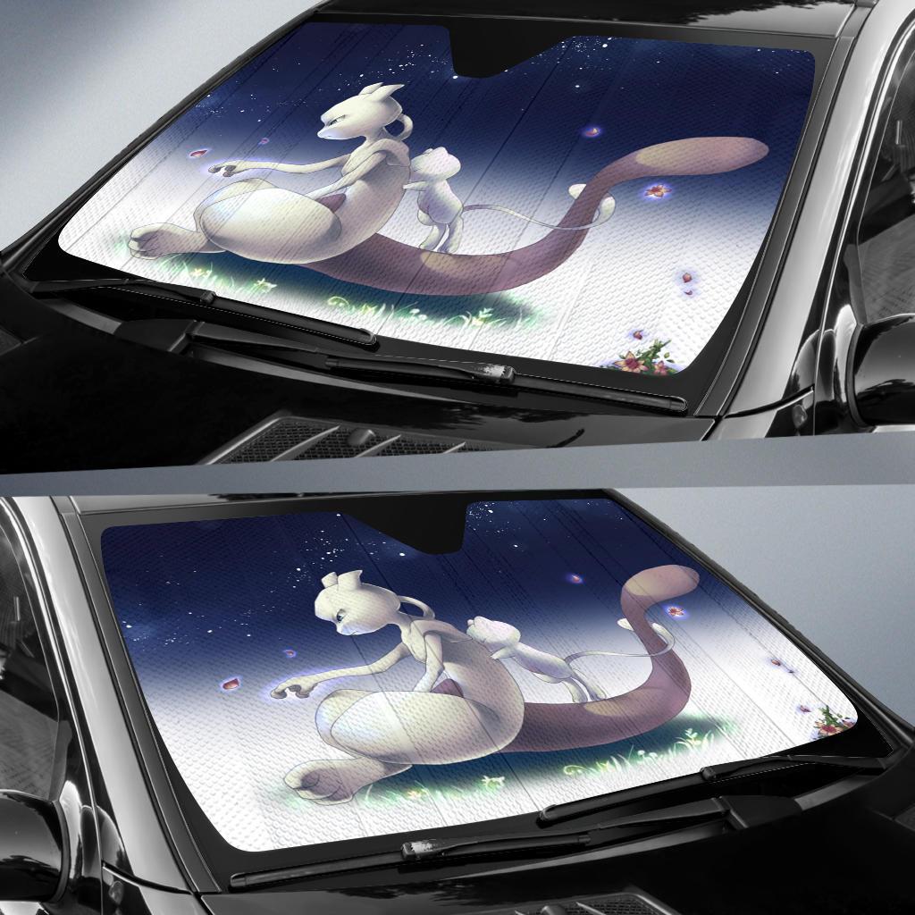 Mew And Mew Two Cute Pokemon Car Sun Shades Amazing Best Gift Ideas 2021