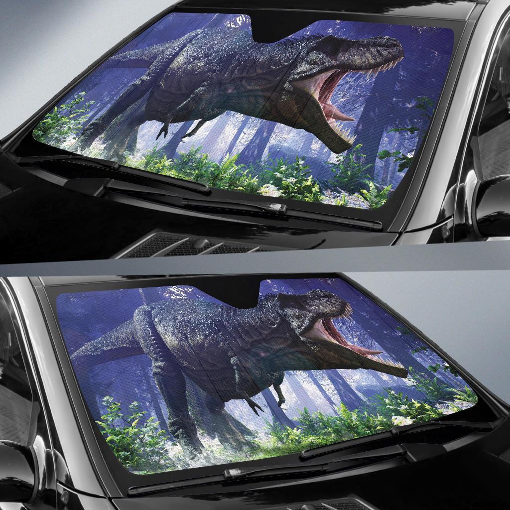 Tyrannosaurus T-Rex Auto Sun Shades Amazing Best Gift Ideas 2022