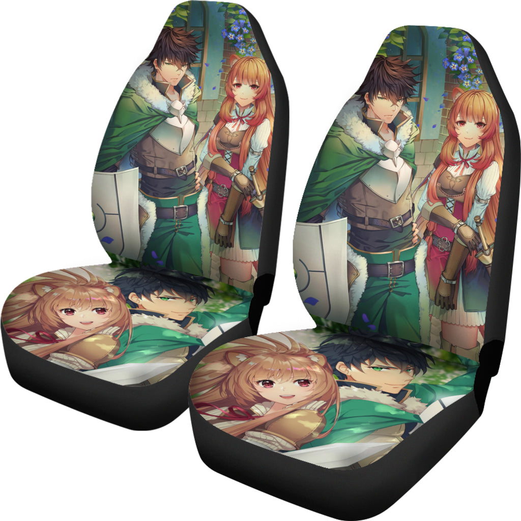 Raphtalia And Naofumi Tate No Yuusha No Nariagari Anime Manga Car Seat Covers