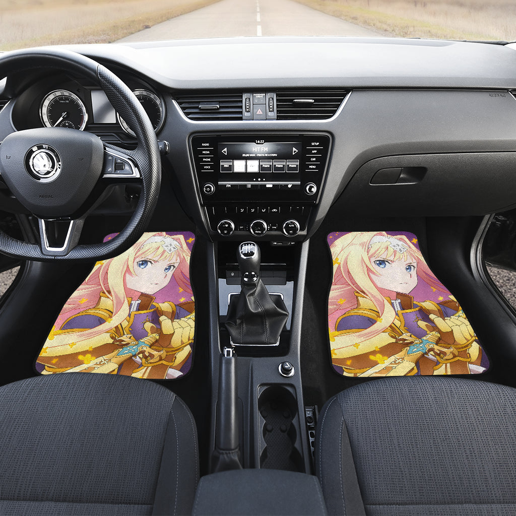 Alice Sword Art Online 3 Car Floor Mats Custom Car Accessories Car Decor 2022