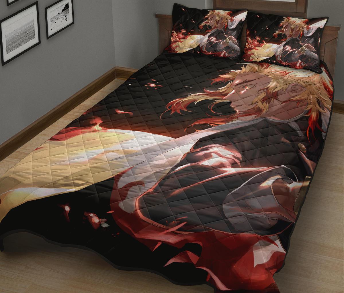 Demon Slayer 11 Anime Quilt Bed Set Pillow Case Amazing Decor Gift Ideas