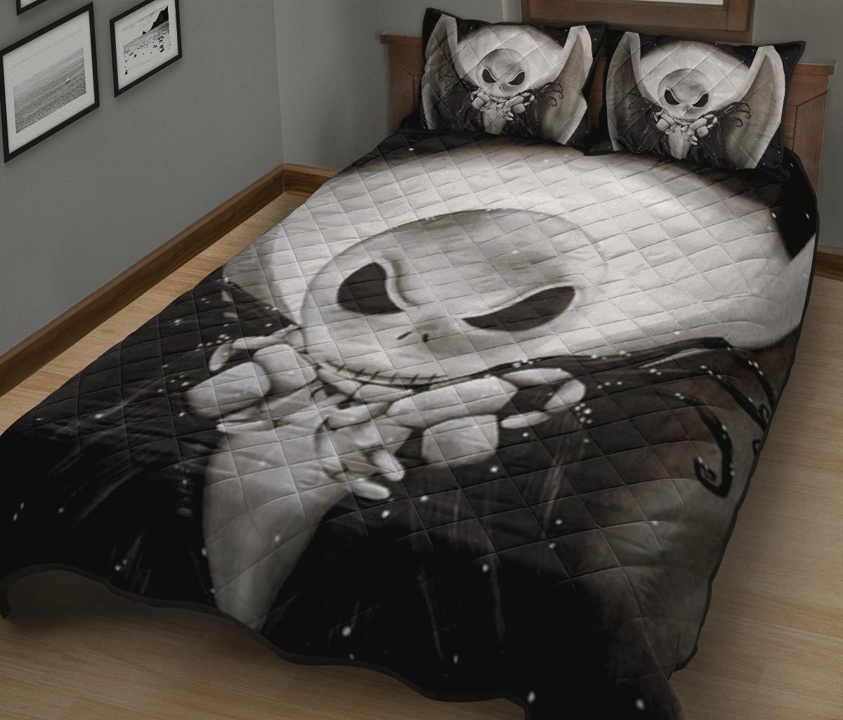 The Nightmare Before Christmas Halloween Movie Quilt Bed Set Pillow Case Amazing Decor Gift Ideas 29