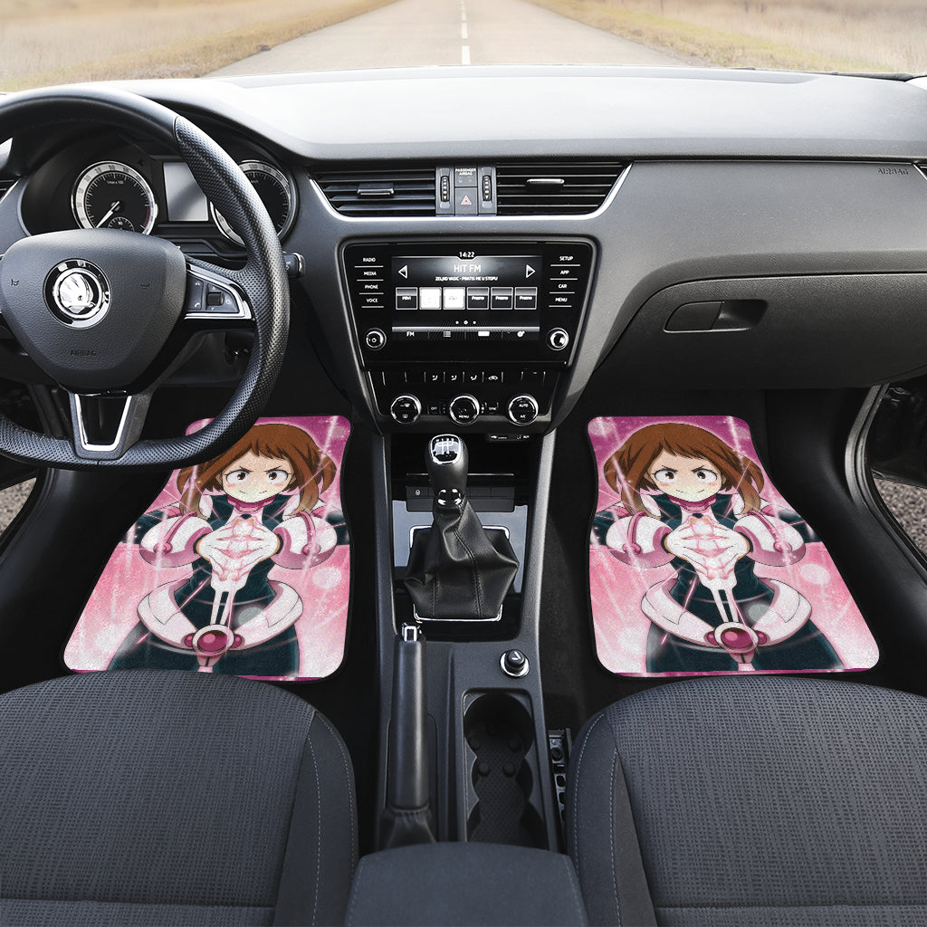 Ochako Uraraka 5 Anime Car Floor Mats Custom Car Accessories Car Decor 2022