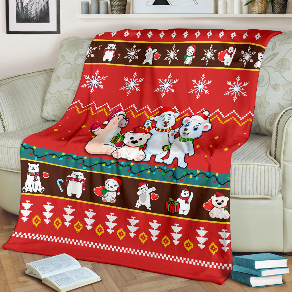 Bear Christmas Blanket Amazing Gift Idea