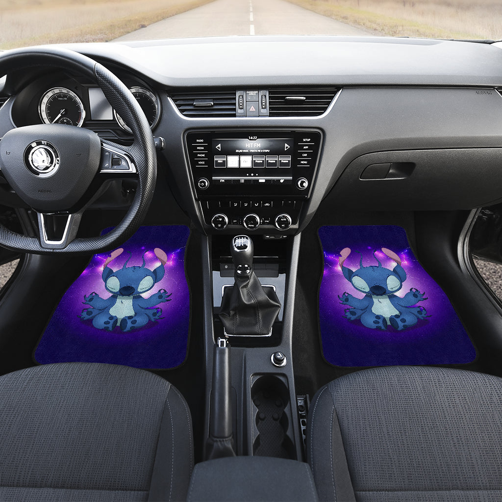Stitch Do Yoga Funny Custom Premium Car Mats