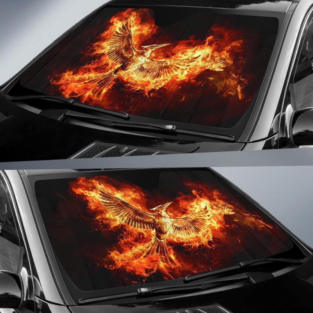 The Hunger Games Mockingjays Auto Sun Shades Amazing Best Gift Ideas 2021