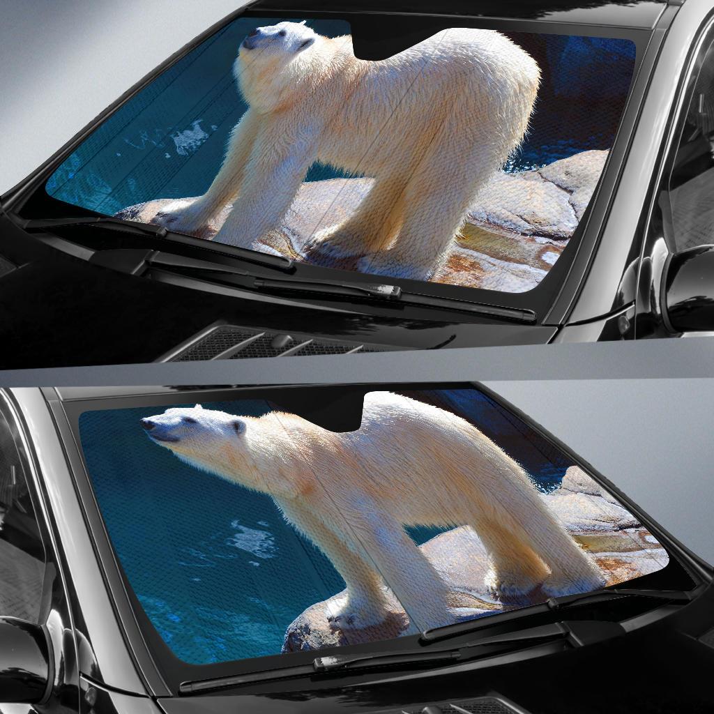 Polar Bear Hd Car Sun Shade Gift Ideas 2022