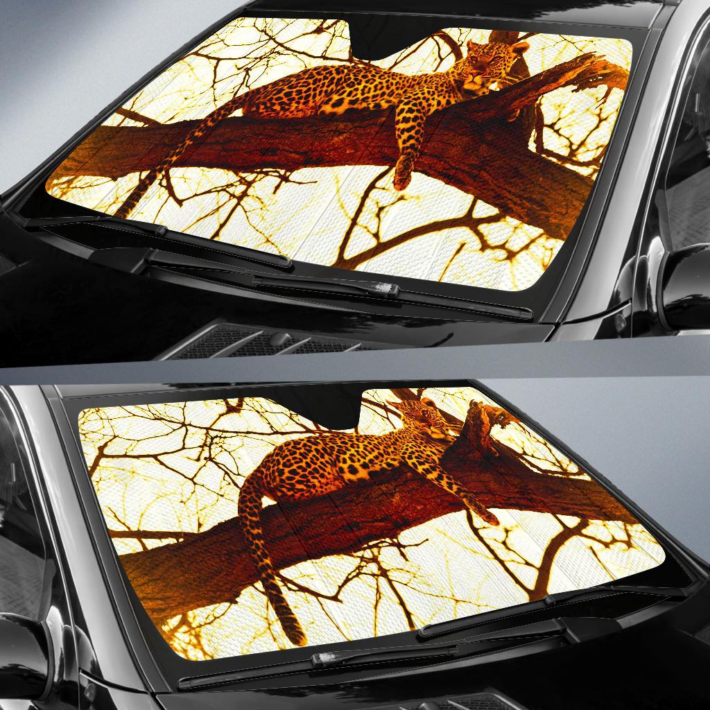 Leopard 4K Car Sun Shade Gift Ideas 2022