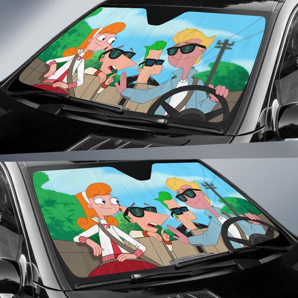 Phineas And Ferb Car Sun Shades Amazing Best Gift Ideas 2021