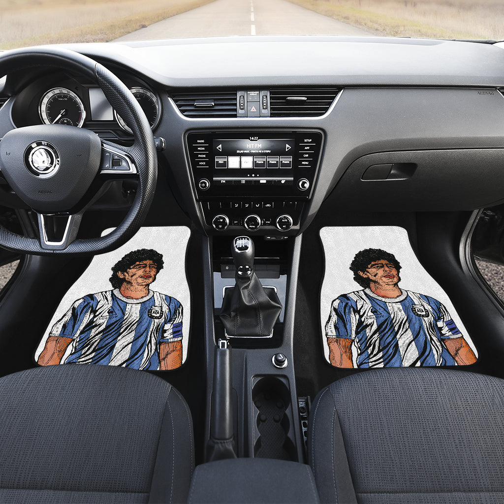 Diego Armando Maradona 10 Rip 1969 2022 20 Car Floor Mats Custom Car Accessories Car Decor 2022