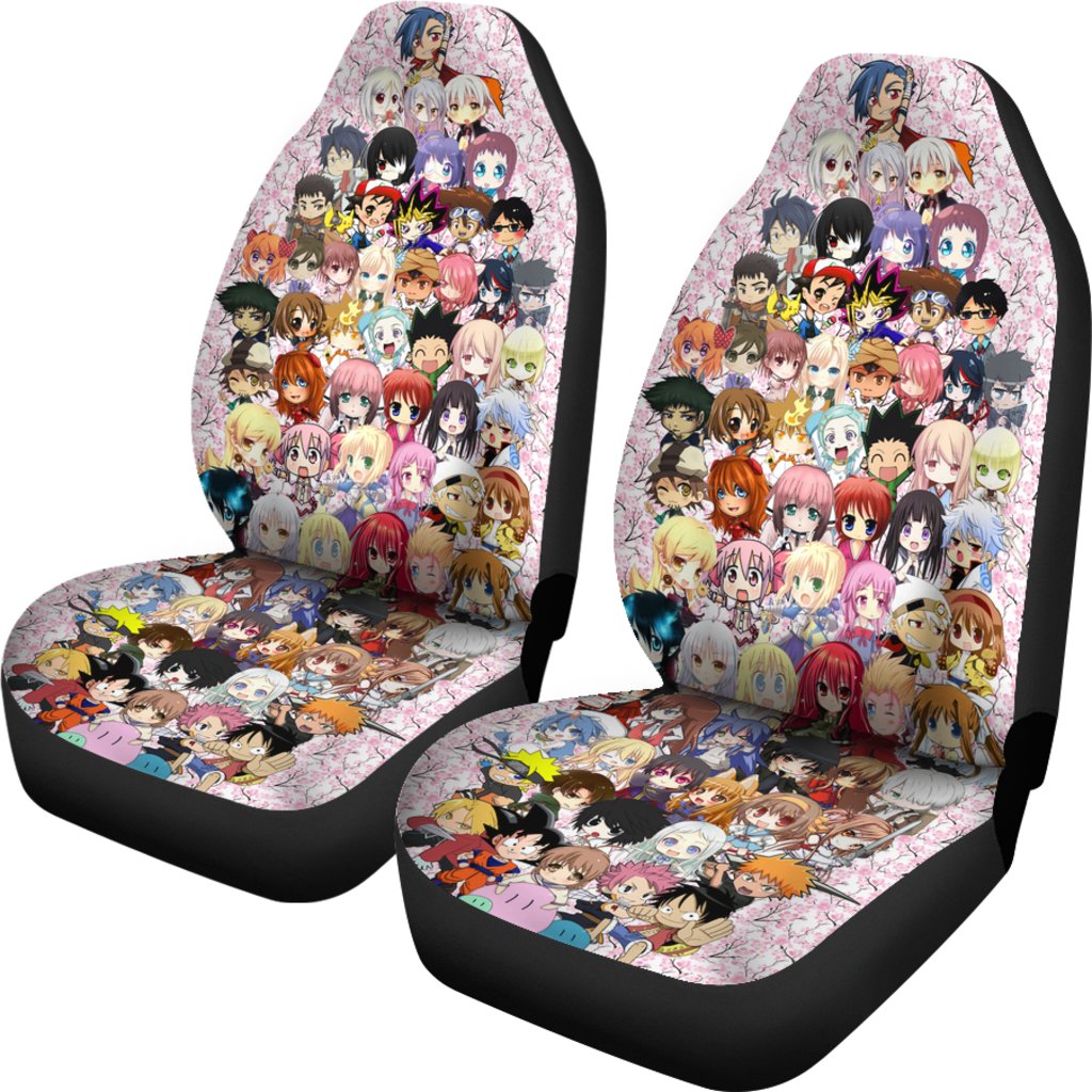 Anime Chibi 2022 Car Seat Covers Amazing Best Gift Idea