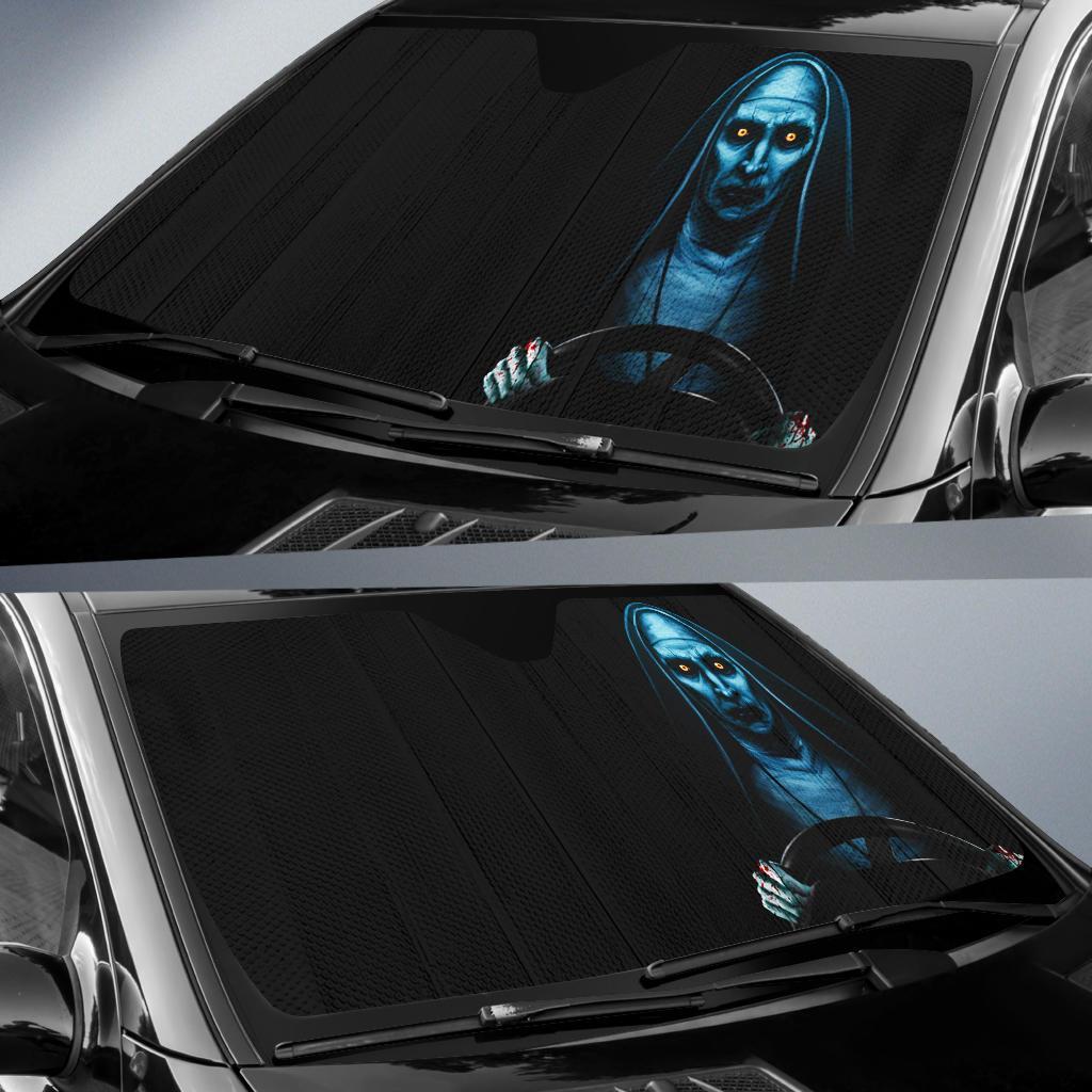 Valak Halloween Horror Movie Auto Sun Shade Amazing Best Gift Ideas 2022