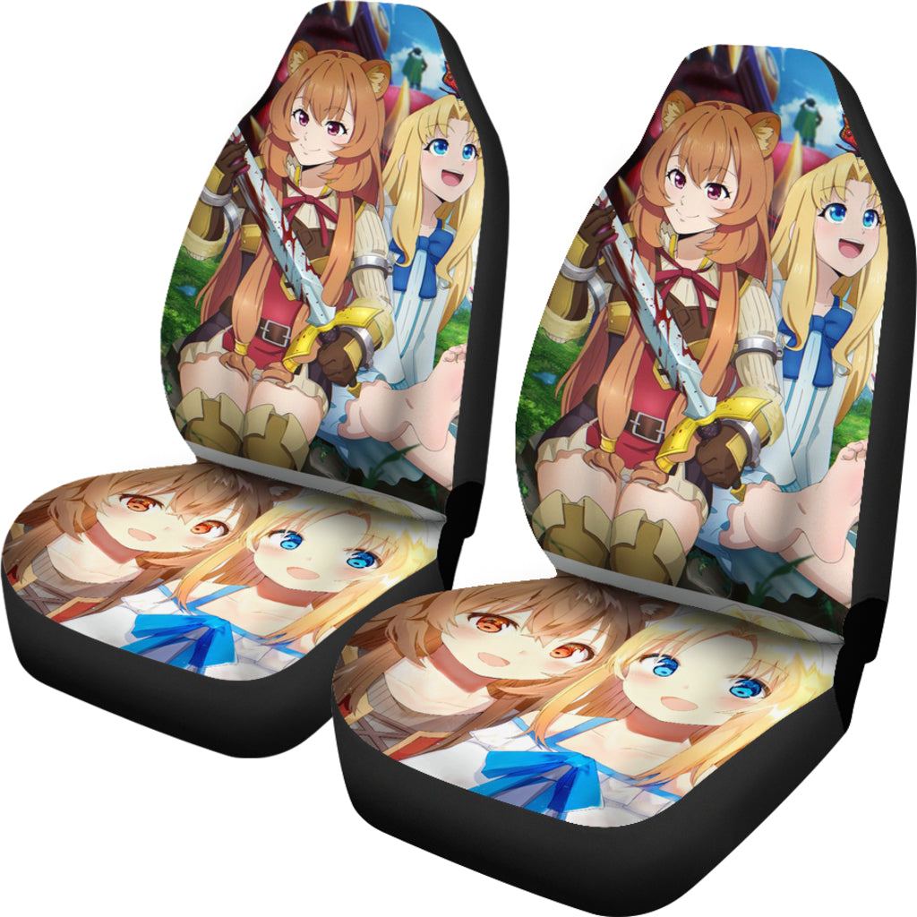 Cute Raphtalia And Filo Tate No Yuusha No Nariagari Anime Manga Car Seat Covers