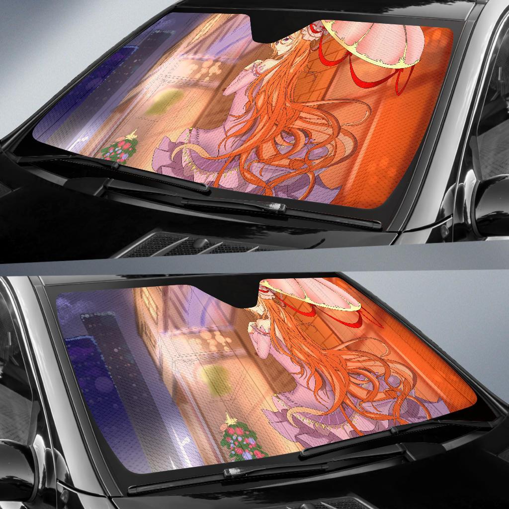 Touhou Anime Girl 4K Car Sun Shade Gift Ideas 2022