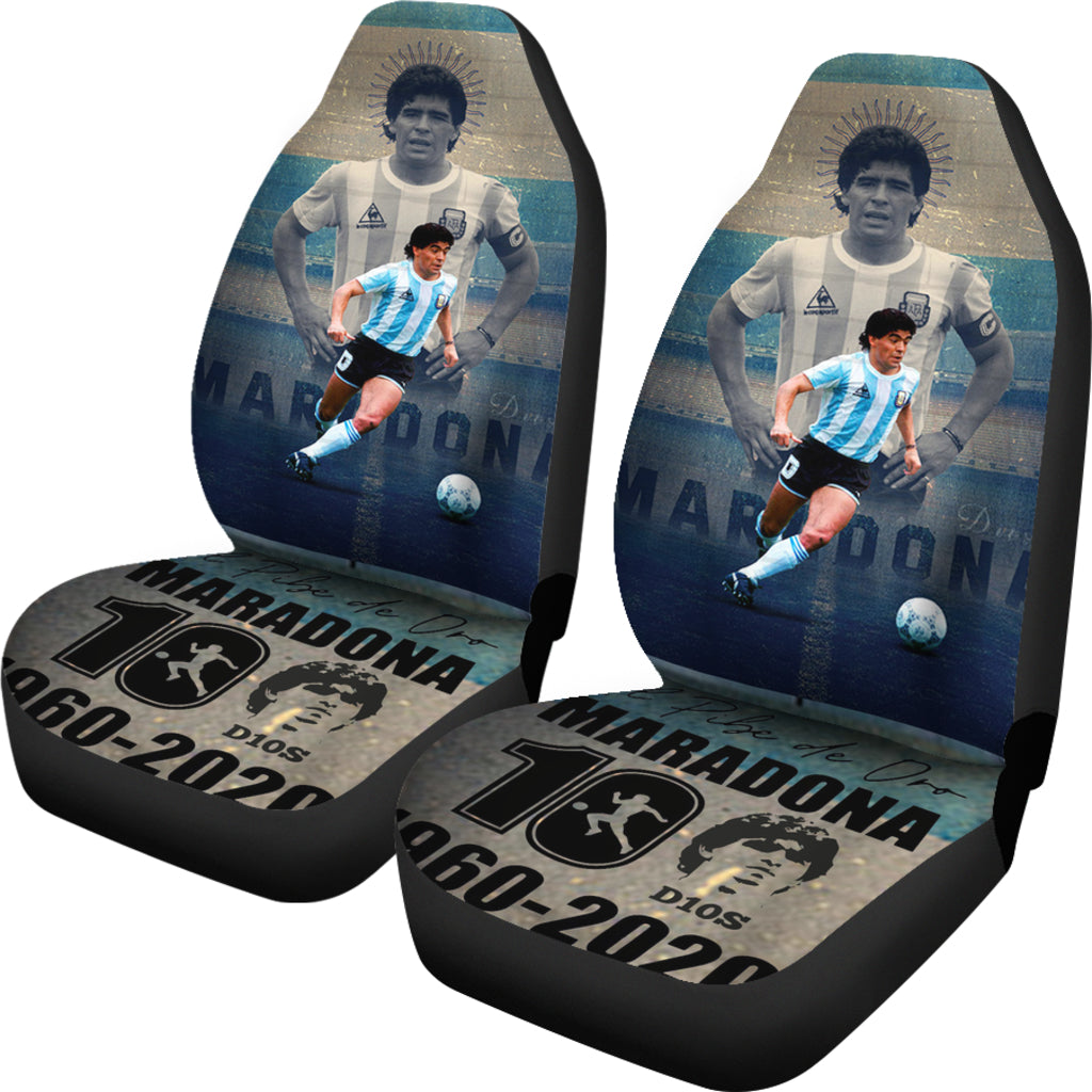 2022 Rip Legend Diego Armando Maradona 10 Rip 1969 2022 Car Seat Covers Gift For Fooball