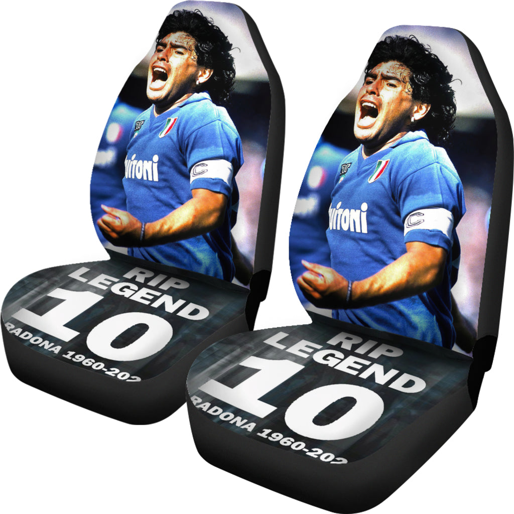 2021 New Rip Legend Diego Armando Maradona 10 Rip 1969 2022 Car Seat Covers Gift For Fooball