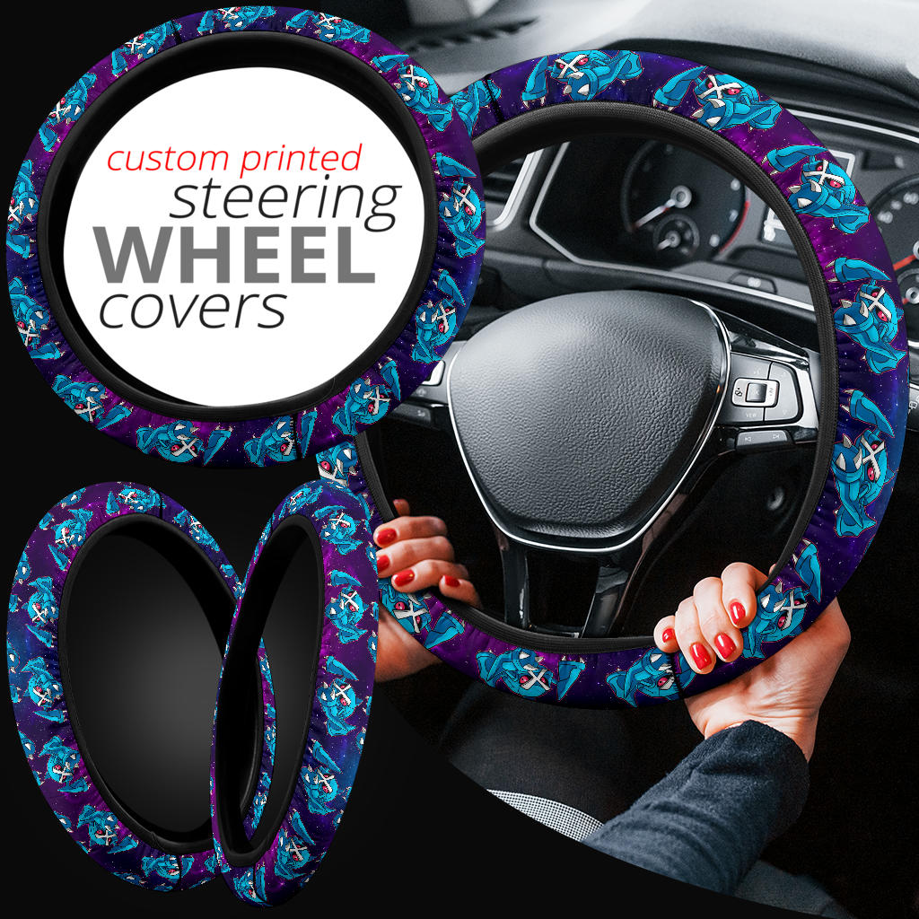 Metagross Pokemon Anime Custom Car Steering Wheel Cover