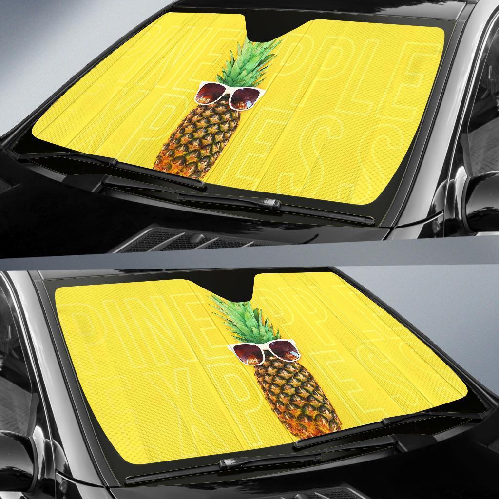 Pineapple Car Sun Shade Amazing Best Gift Ideas 2022