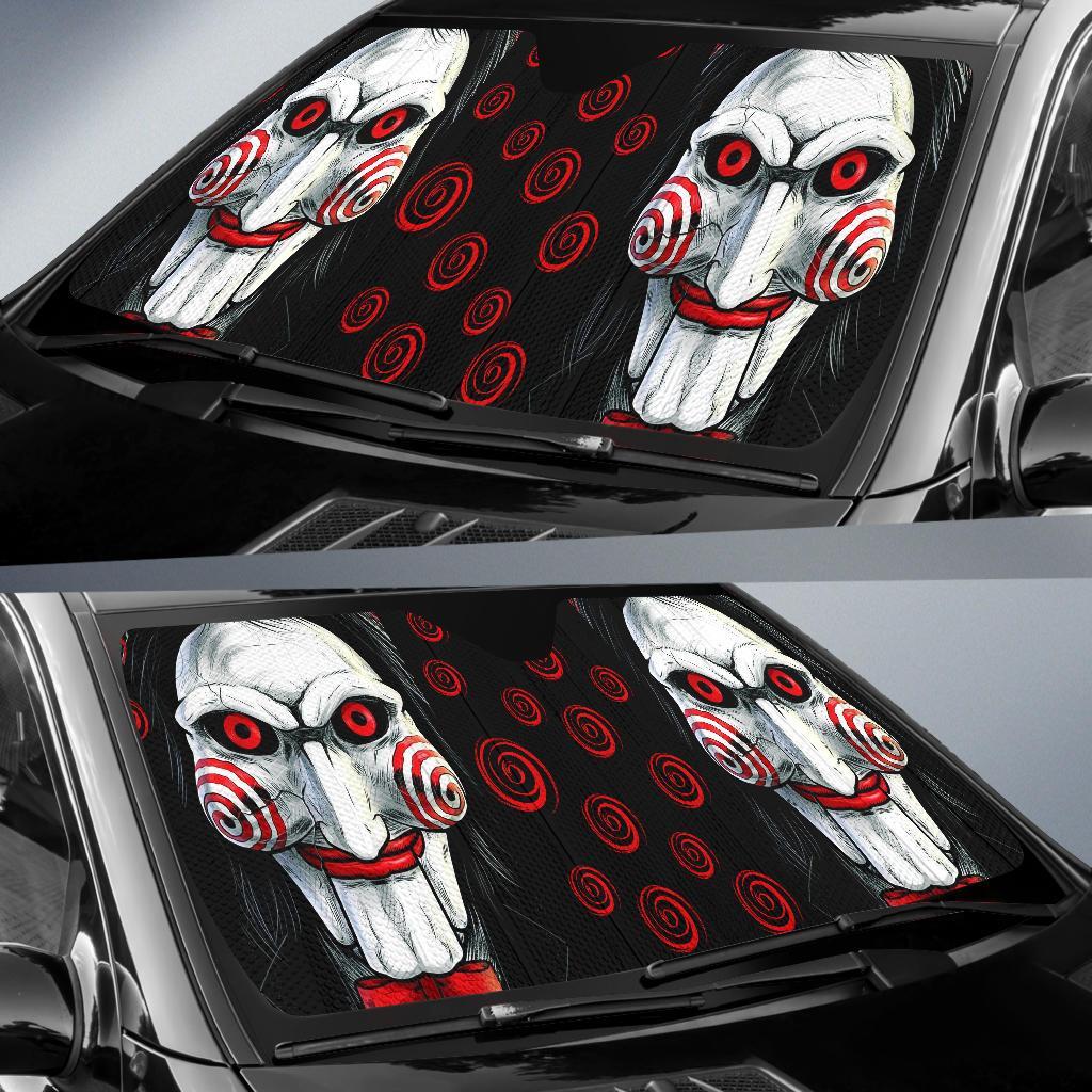 Saw Horror Funny Auto Sun Shades Amazing Best Gift Ideas 2021