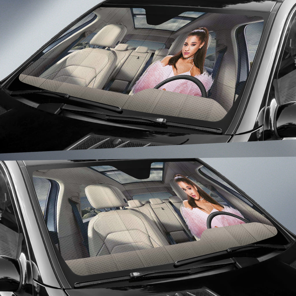 Ariana Grande 1 Driving Auto Sun Shade