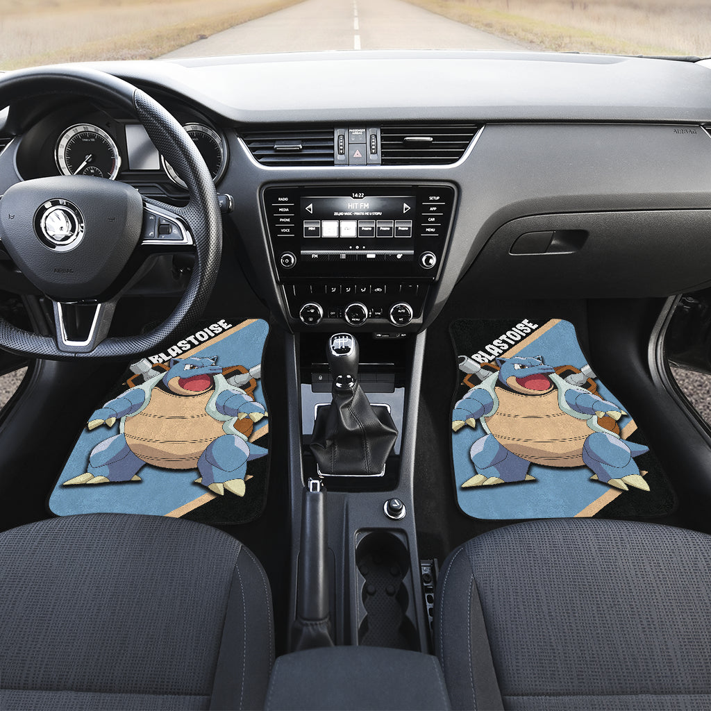 Blastoise Car Floor Mats Custom Anime Pokemon Car Interior Accessories