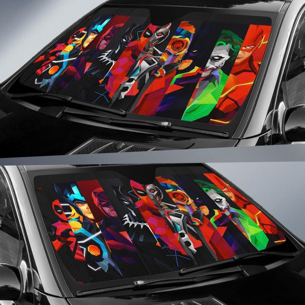 Super Heroes Car Sun Shades Amazing Best Gift Ideas 2022