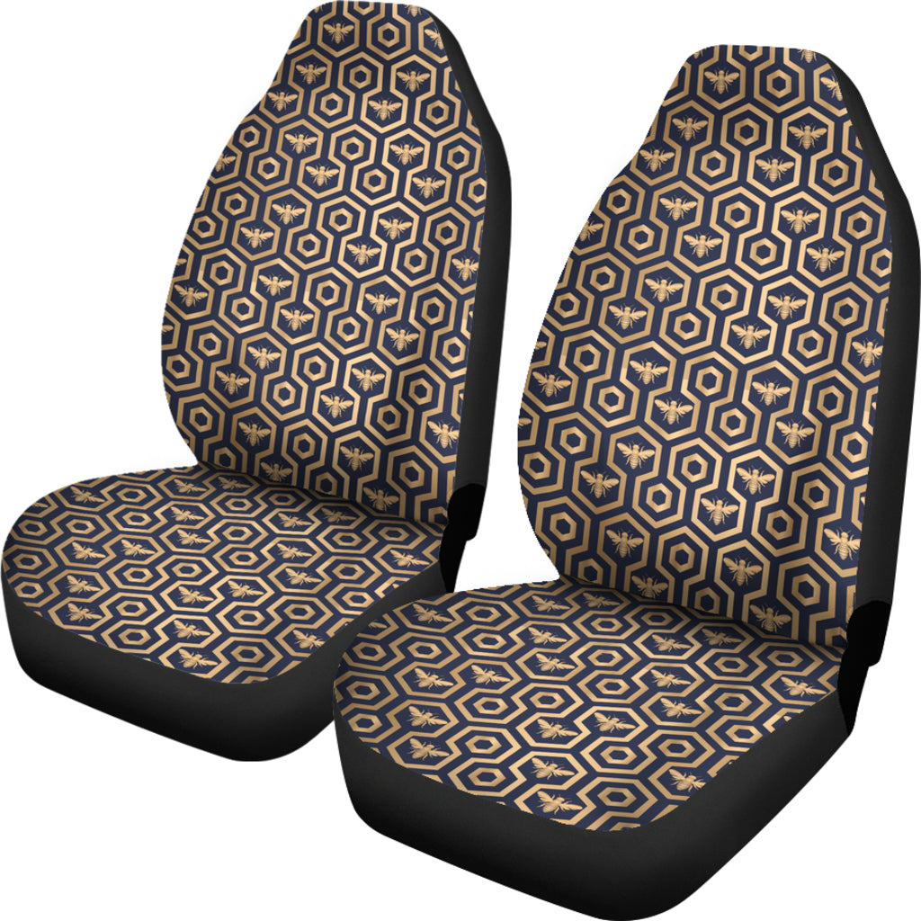 Apiary Hexagon Pattern Car Seat Covers