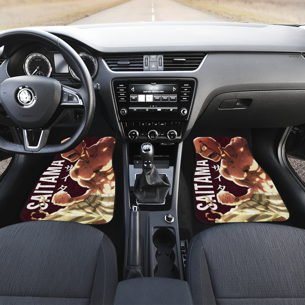 Saitama Punch Man 11 Car Floor Mats Custom Car Accessories Car Decor 2022