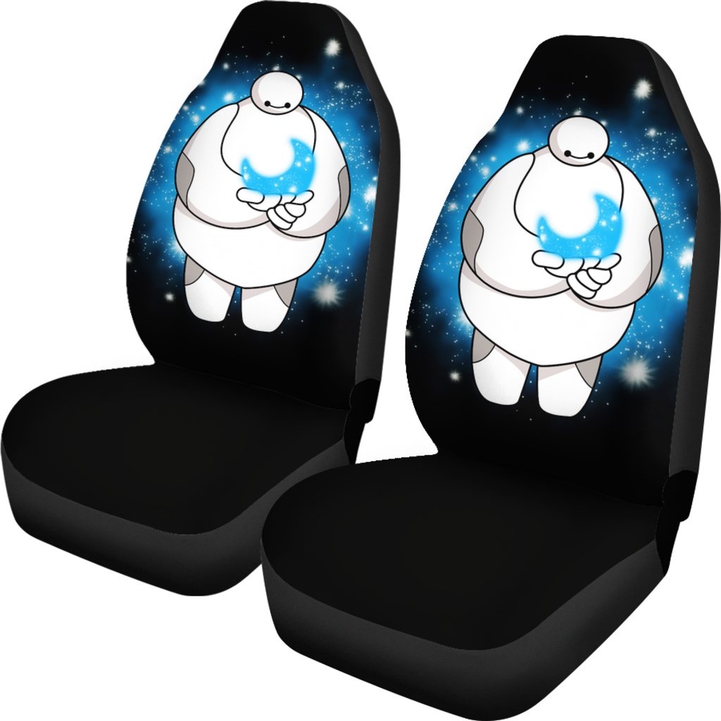 Baymax And Moon Cute Seat Covers