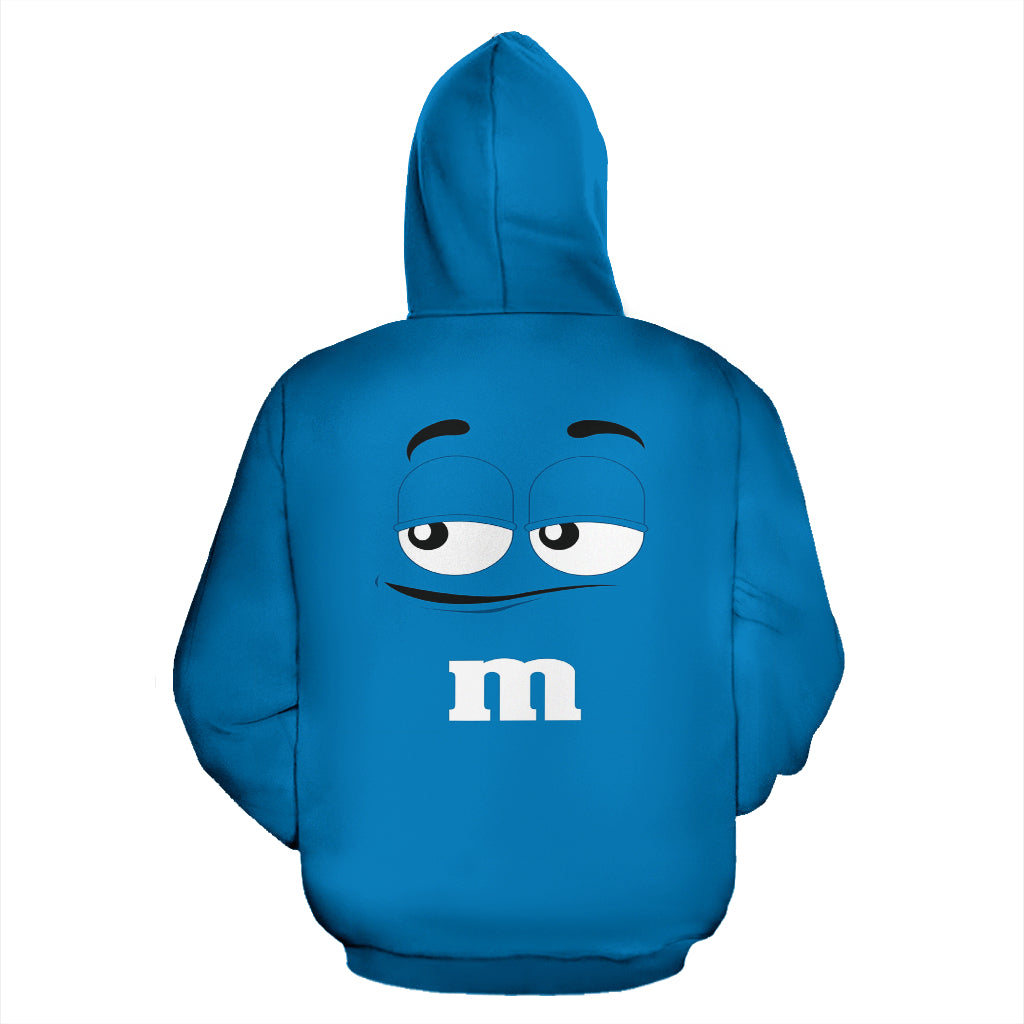 M&M Chocolate Blue Hoodie