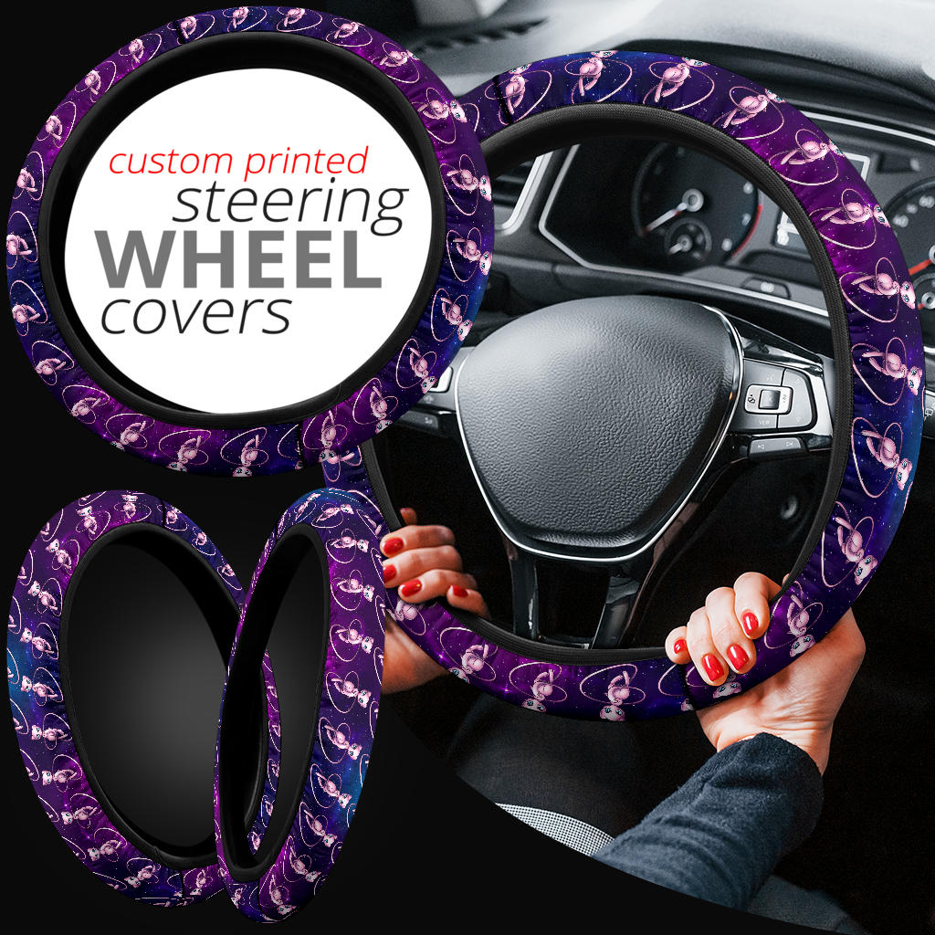 Mew Pokemon Anime Custom Car Steering Wheel Cover