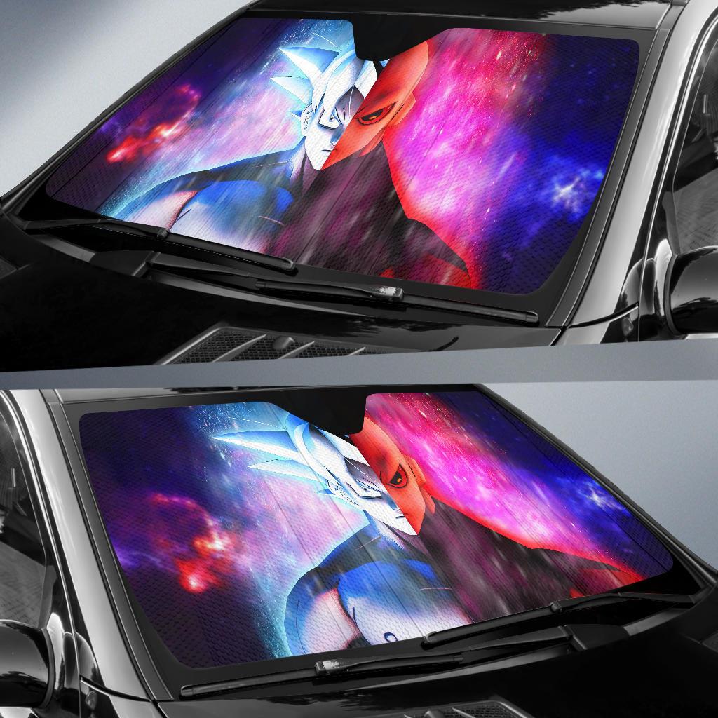 Jiren Goku Dragon Ball Super Super Saiyan 5K Car Sun Shade Gift Ideas 2022