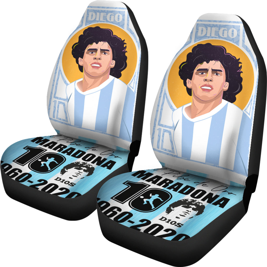 New Art Diego Armando Maradona 10 Rip 1969 2022 Car Seat Covers Gift For Fooball