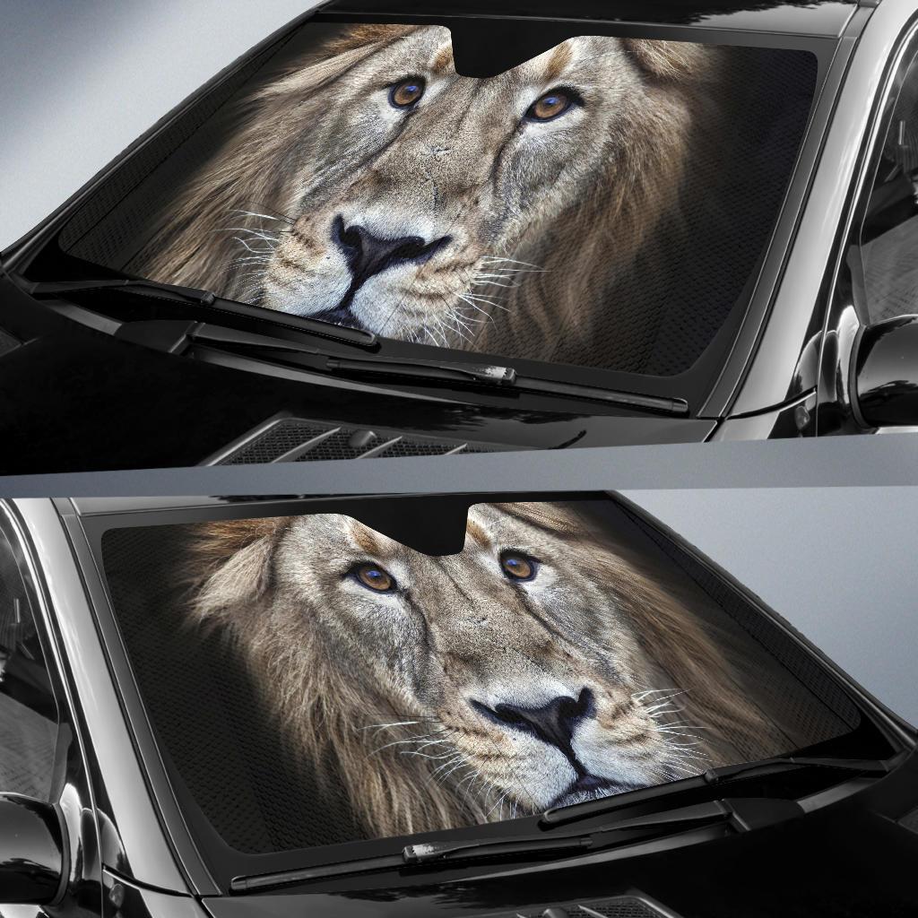 Lion Hd 4K Car Sun Shade Gift Ideas 2021