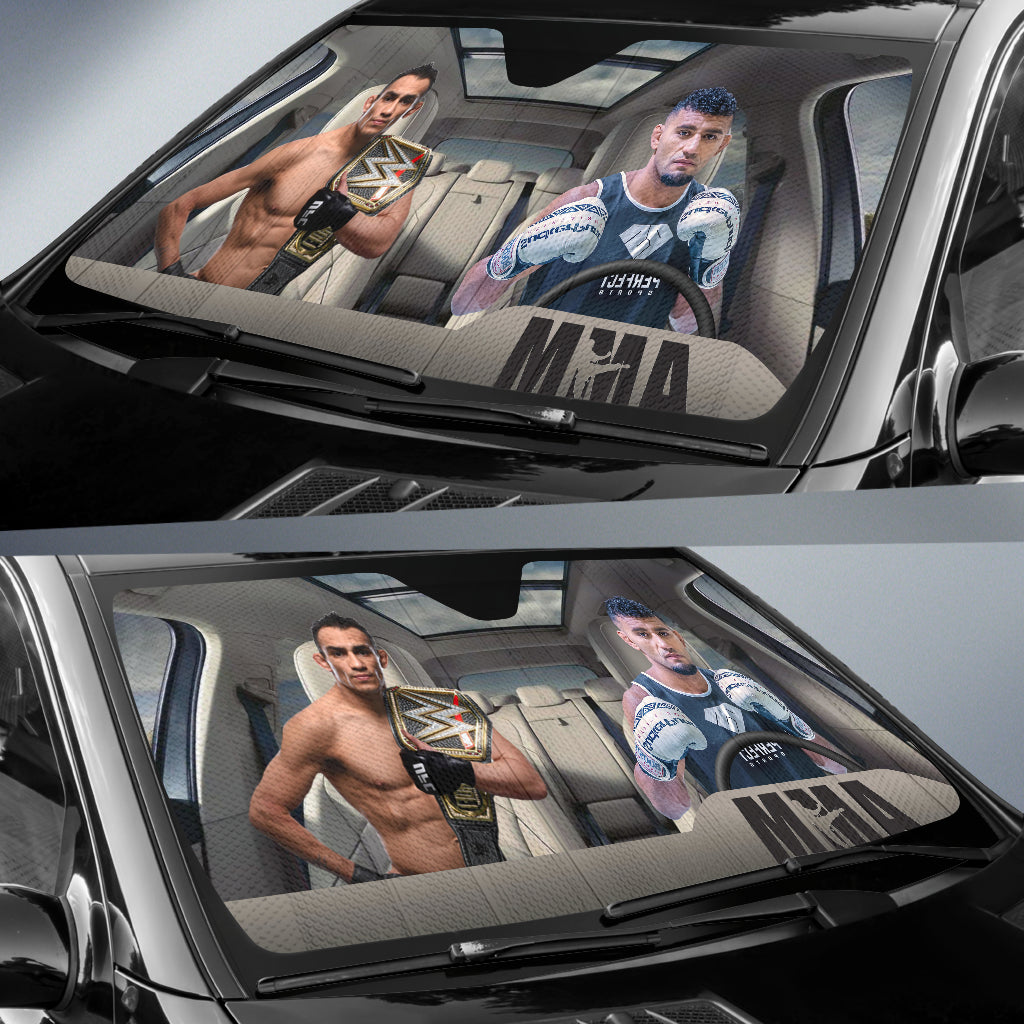 Tony Ferguson Vs Douglas Lima Mma Driving Auto Sun Shade