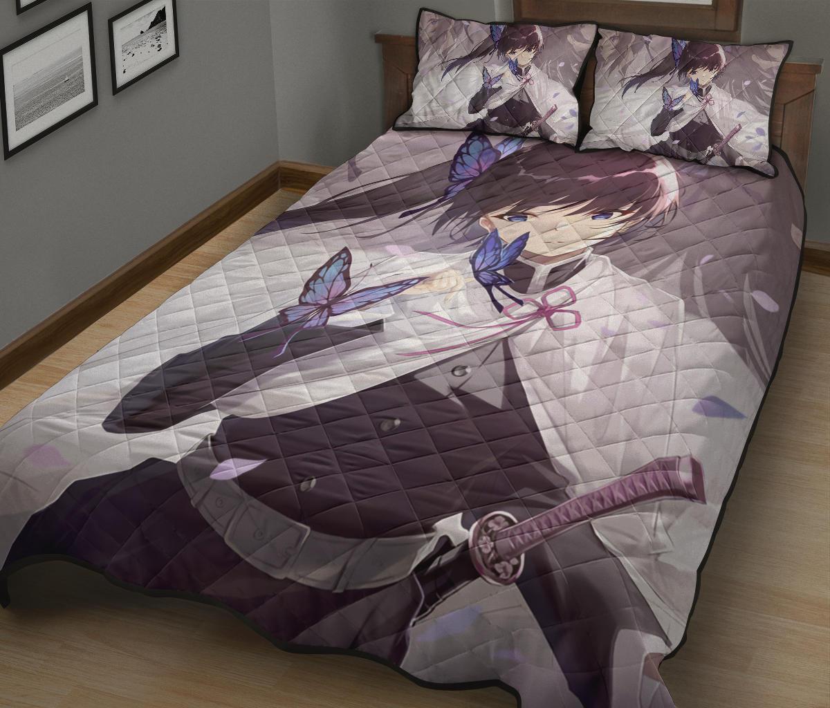 Demon Slayer 13 Anime Quilt Bed Set Pillow Case Amazing Decor Gift Ideas