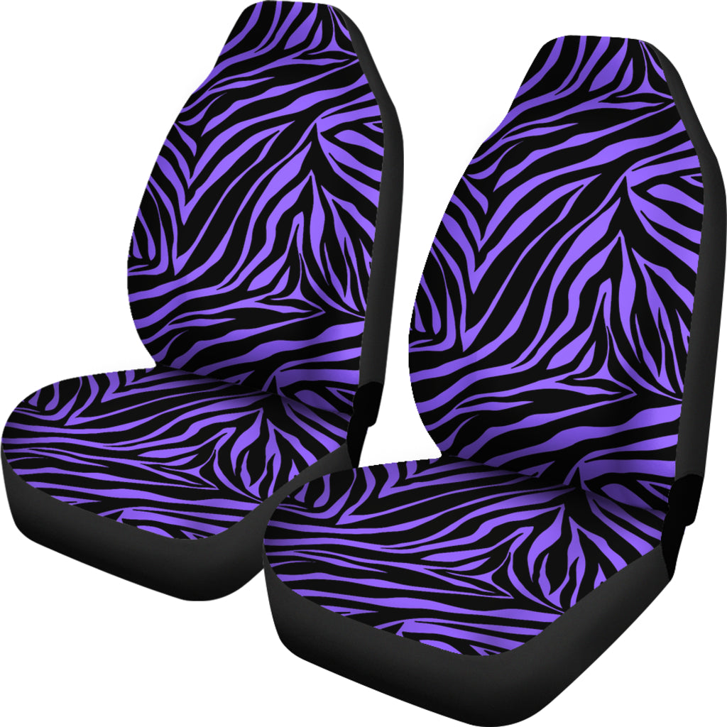 Purple Zebra Seat Covers