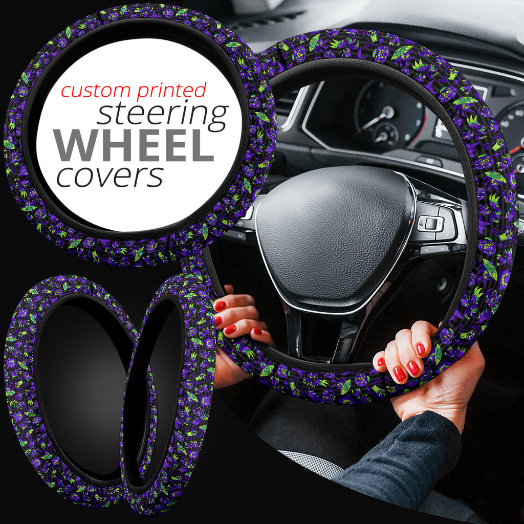 Gengar Pokemon Car Steering Wheel Cover